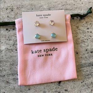 —KATE SPADE— Stud Earring Set — (2) Pairs